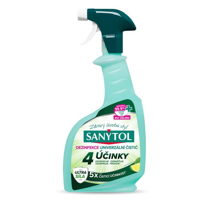 [HY632254] Sanytol Universal-Desinfektionsreiniger 4-in-1-Spray 500 ml