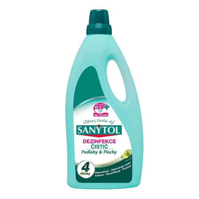 [HY639368] Sanytol Universal-Desinfektionsreiniger 4 Wirkungen 1l Kalk