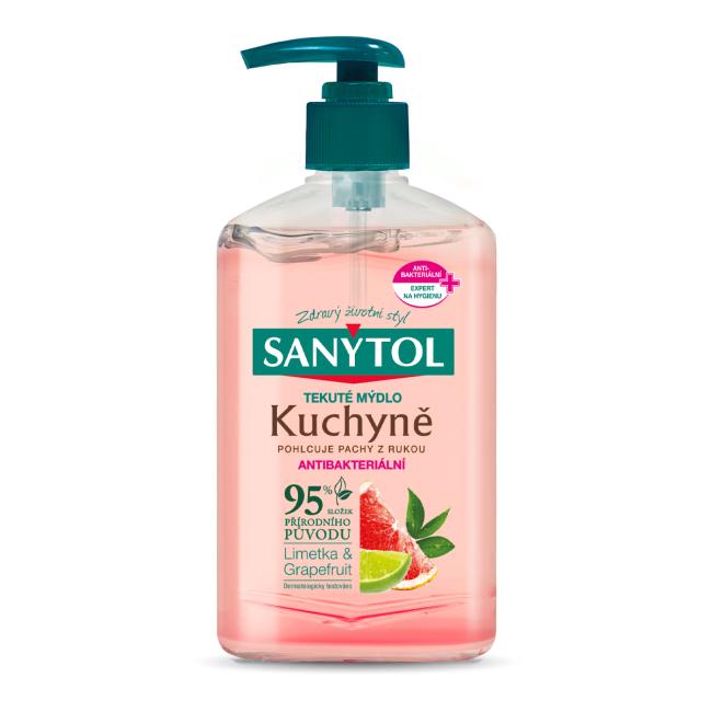 Sanytol antibakterielle Flüssigseife, 250 ml, zur Geruchsentfernung von den Händen
