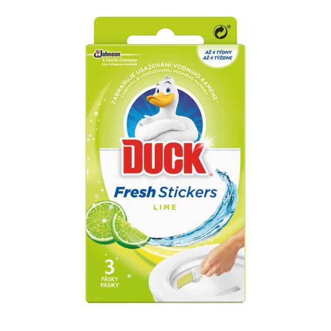 DUCK Fresh Stick Toilettengelstreifen Limette 3 x 9 g