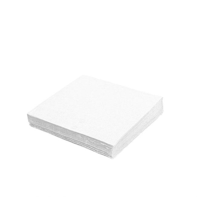 [HY655300] Papierservietten, einlagig, weiß, 30x30cm (100 Stück)