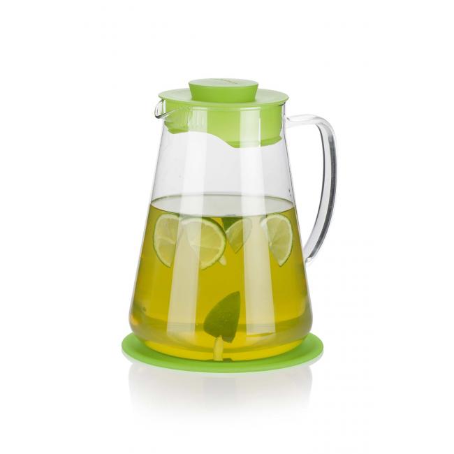[HY662825] TEO-Kanne mit Aufguss- und Kühlfunktion, 2,5 l, grün