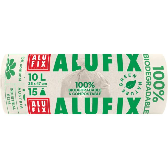 Kompostierbare Beutel für Bioabfall 10 l/15 Stück