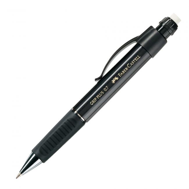 [FC130733] Faber-Castell Grip Plus Mikro-Bleistift 0,7 mm schwarz