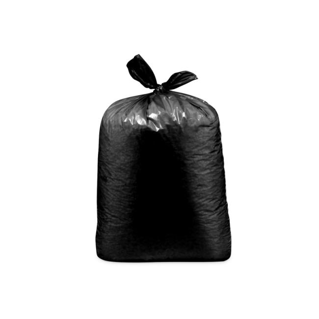 Müllsack (LDPE) ECONOMY extra leicht schwarz 70 x 110 cm, 23 µm, 120 l (25 Stück)