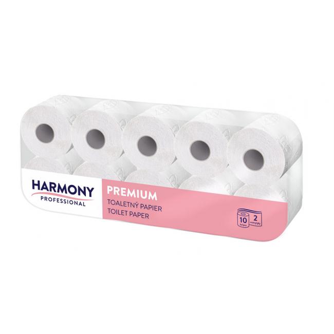 [HY699000] Toilettenpapier 2-lagig Harmony Professional Premium weiß, Zellulose, Rolle 23,8 m (10 Stück)