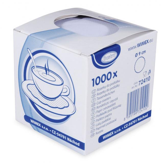 [HY724100] Rosetten für Untertassen 9 cm (1000 Stück)