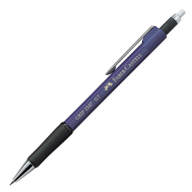 Faber-Castell Grip 1347 Mikro-Bleistift 0,7 mm blau