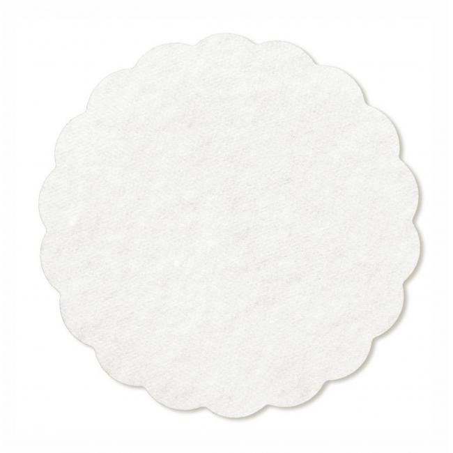[HY724109] Premium-Untertassenrosetten 9 cm (40 Stück)