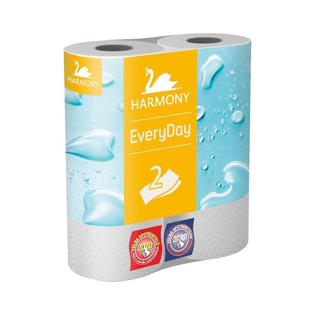 [HY754010] Küchentücher 2-lagig HARMONY Everyday/Praktik, Rolle 11 m (2 Stück)