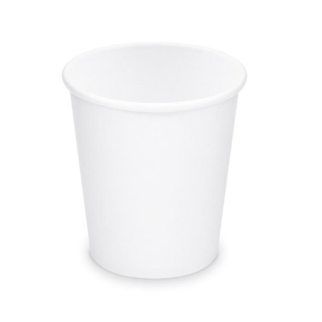 [HY762200] Papierbecher weiß Ø73 mm 200 ml 'S' (50 Stück)
