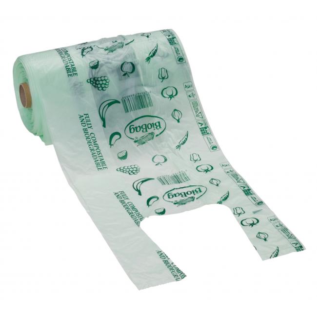 [HY764234] Kompostierbare BioBag-Einkaufstasche, 42 x 34 cm, 300 Stück