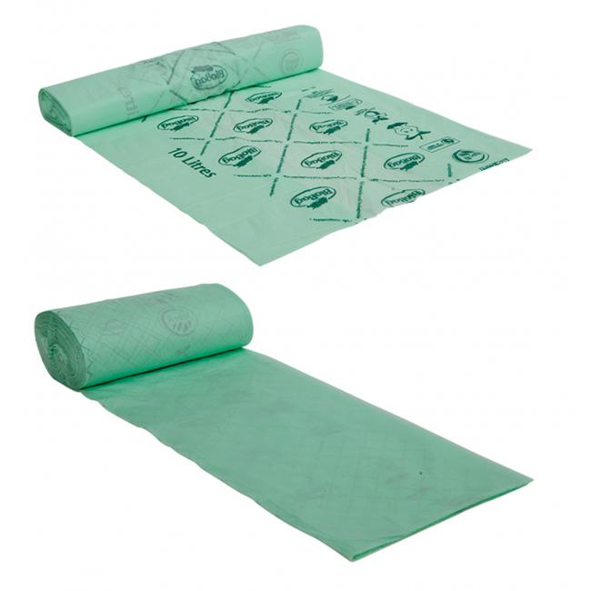 Kompostierbare BioBag-Beutel für den Korb, 10 l, 43 x 45 cm, 25 Stück