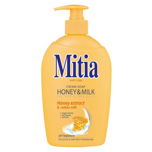 [HY772077] Mitia Flüssigseife 500 ml - Honig & Milch