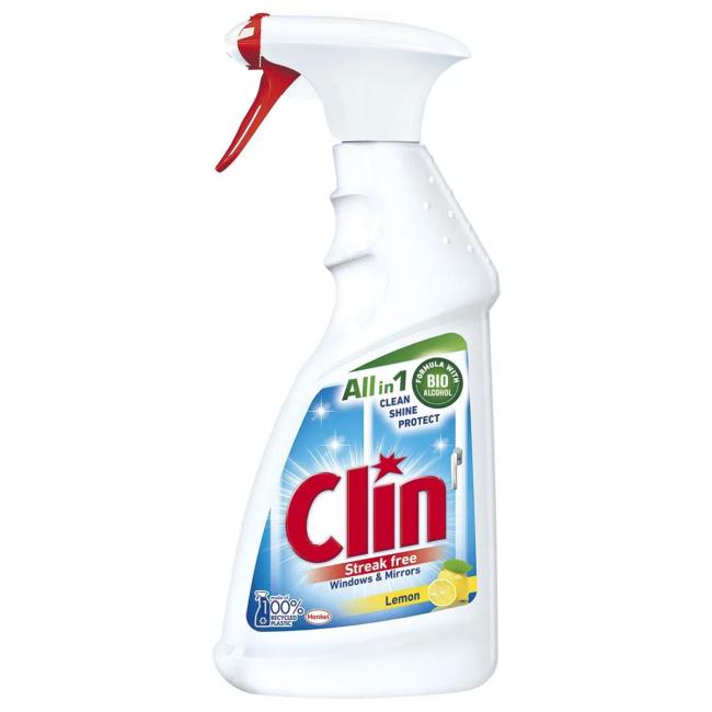 [HY774074] Fenster- und Glasreiniger mit Spray 500 ml – Zitrone