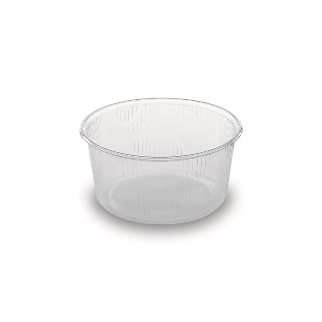 PP-Schüsseln rund 250 ml transparent (100 Stück)