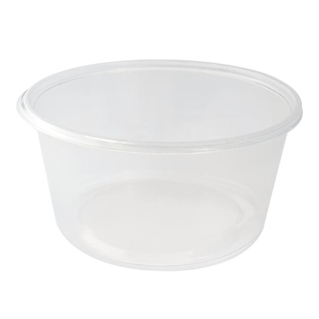 PP-Rundschalen 250 ml 50 Stück transparent