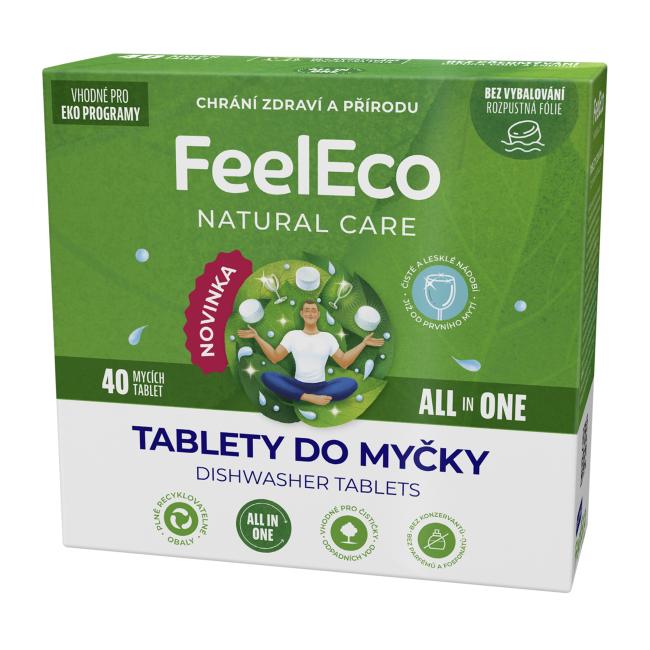 Feel Eco All-in-One Geschirrspültabs, 40 Stück
