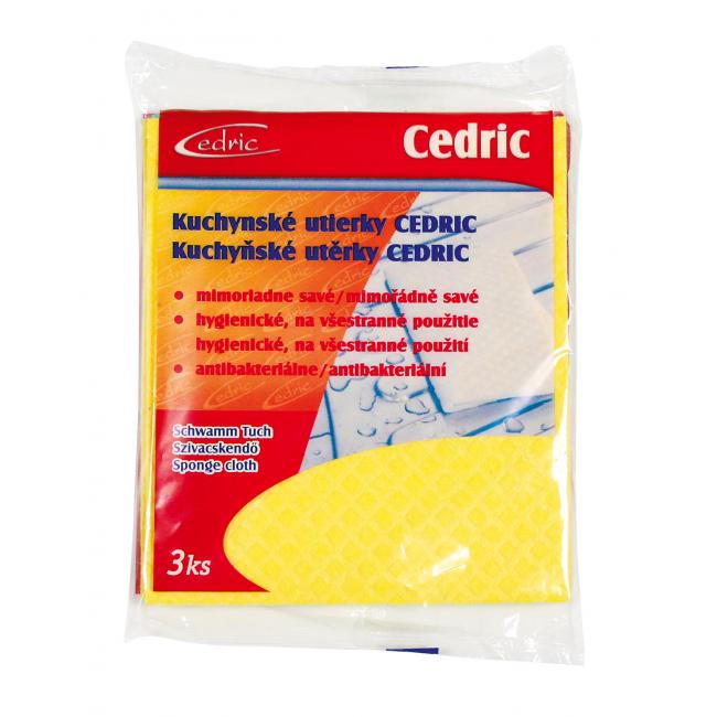Cedric Küchenhandtücher aus Viskose, antibakteriell, 3 Stück