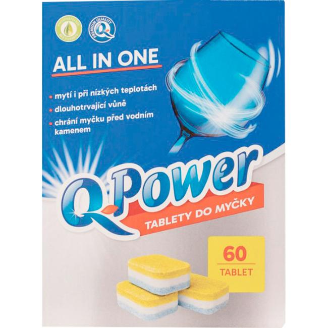 Q-Power All-in-One Geschirrspültabs, 60 Stück