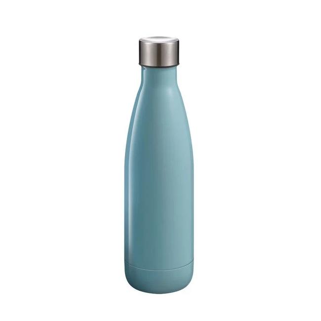 [HY857530] Flasche CONSTANT PASTEL 0,6 l, Edelstahl, blau