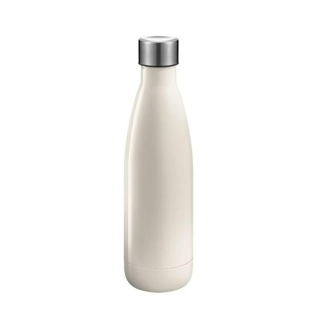 [HY857543] Flasche CONSTANT PASTEL 0,6 l, Edelstahl, grau