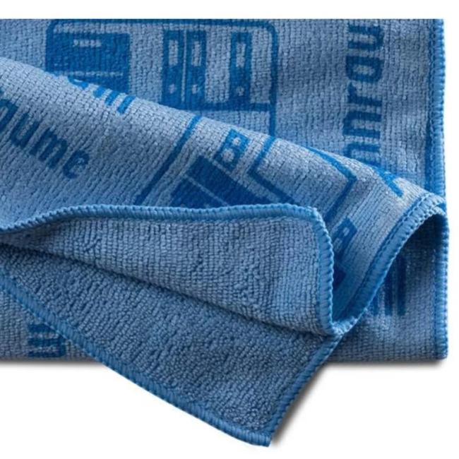 [HY862234] Mikrofaserhandtuch 40 x 40 cm BLAU