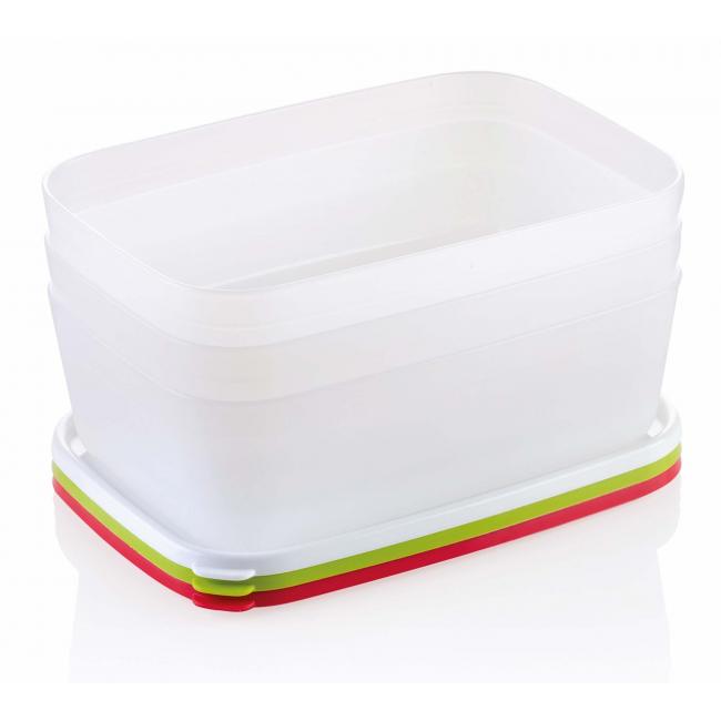 [HY891866] Gesunde PURITY Gefrierbehälter 1,5 l 3 Stück