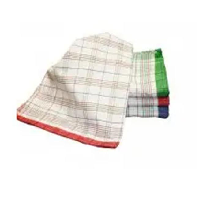 Textil-Geschirrtuch, farbig, 45 x 65 cm, 100 % KARO