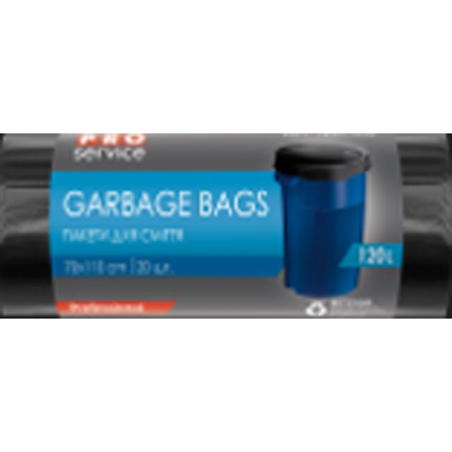 [HY946037] Müllsäcke 70 x 110 cm, LDPE, 120 l, 21 µm, 20 Stück, schwarz