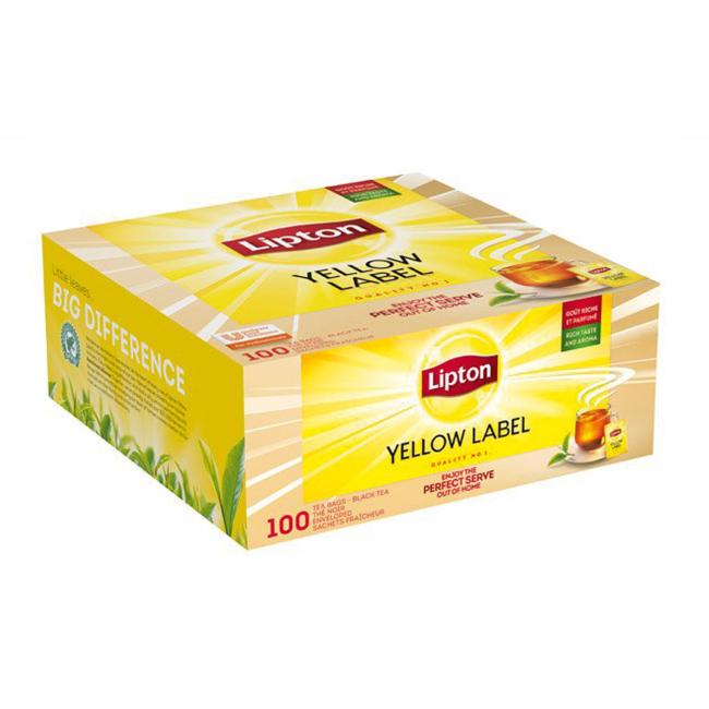 [PT604408] Lipton Schwarzer Tee Yellow Label 100 x 2 g