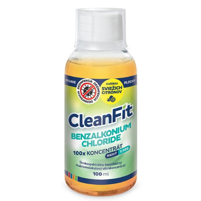 Cleanfit Ultrakonzentrat – Benzalkoniumchlorid-Desinfektionsmittel 100 ml