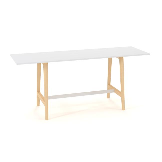 [IR100046] Besprechungstisch ROOT hoch, B 260 x H 100 x H 108 cm, weiß