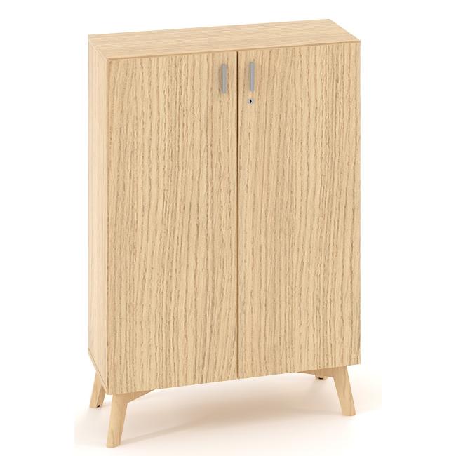 ALFA ROOT Regal, 2 Regalböden, 80 x 47 x 121,5 cm, Eiche