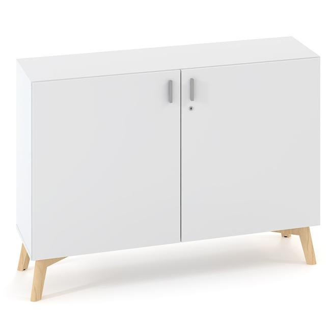 ALFA ROOT Regal mit Trennwand, 1 Ablage, 120 x 47 x 88,7 cm, weiß
